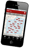 Map based real estate search app