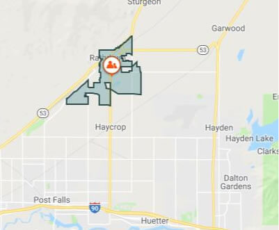 Rathdrum Idaho Map